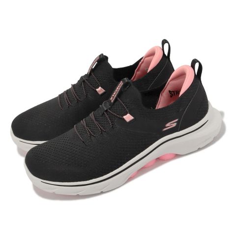 SKECHERS 女 GO WALK 7 健走鞋-125225BKHP