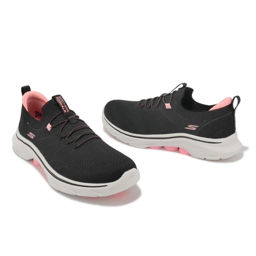 SKECHERS 女 GO WALK 7 健走鞋-125225BKHP