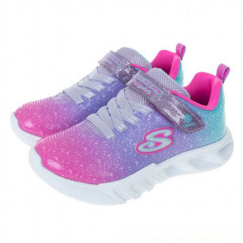 SKECHERS 中大童 FLICKER FLASH 休閒鞋-303703LPKMT