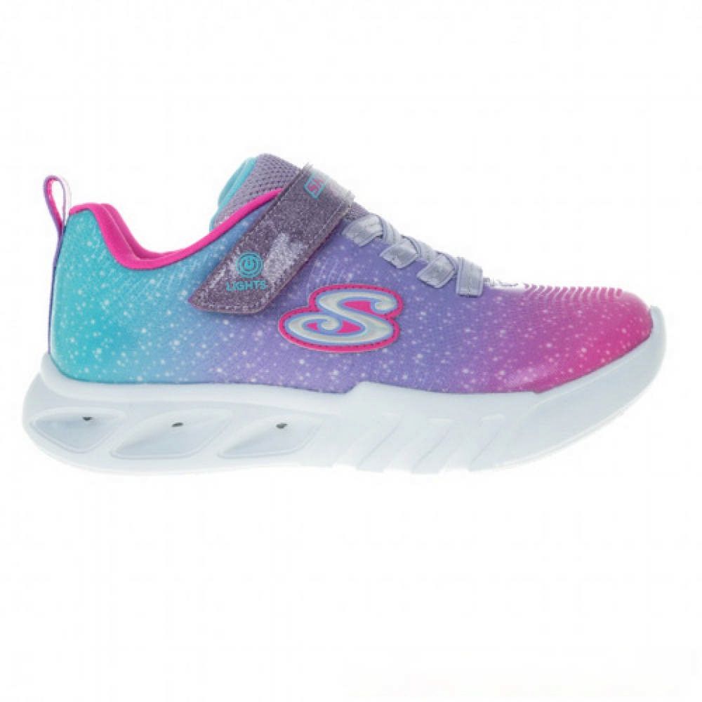 SKECHERS 中大童 FLICKER FLASH 休閒鞋-303703LPKMT