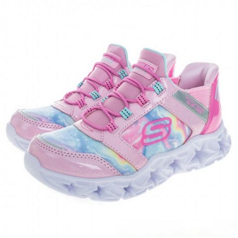 SKECHERS 中大童 GALAXY LIGHTS 休閒鞋-303707LPKMT