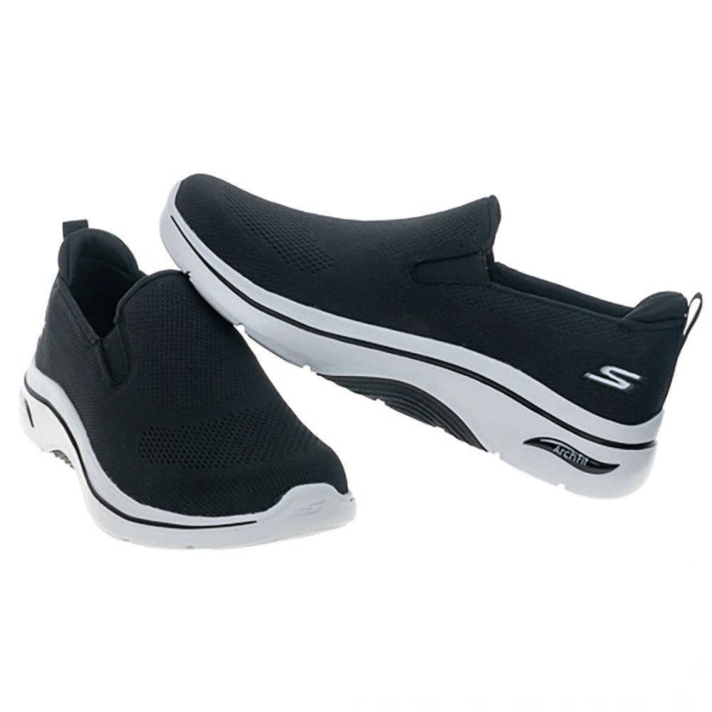 SKECHERS 男 GO WALK ARCH FIT 2.0 健走鞋-216518BKGY