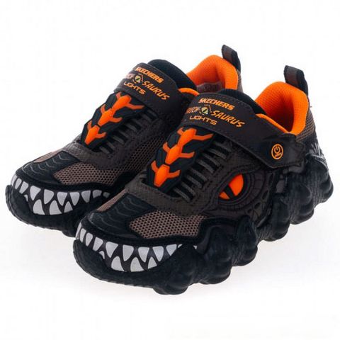 SKECHERS 中大童 SKECH-O-SAURUS LIGHTS 休閒鞋-400112LCHOR