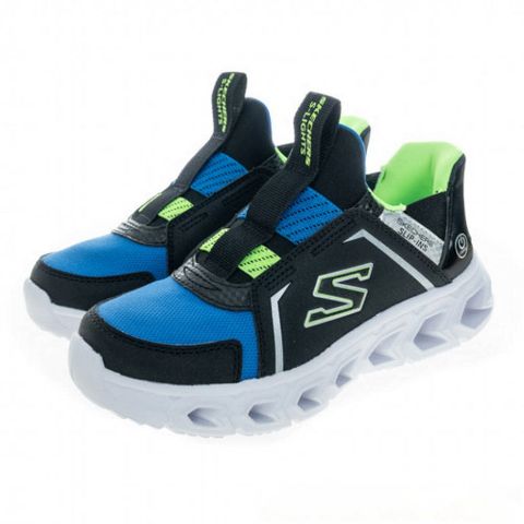 SKECHERS 中大童 HYPNO-FLASH 2.0 休閒鞋-403830LBBLM