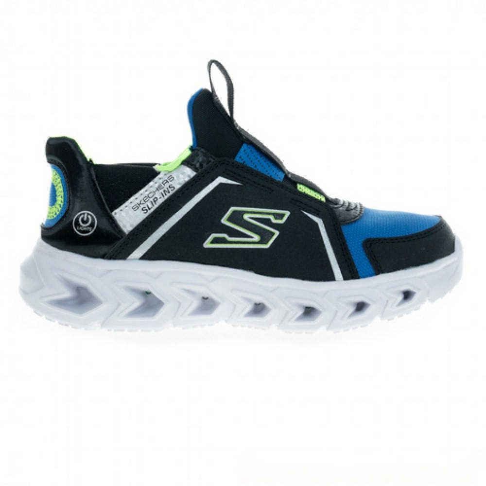 SKECHERS 中大童 HYPNO-FLASH 2.0 休閒鞋-403830LBBLM