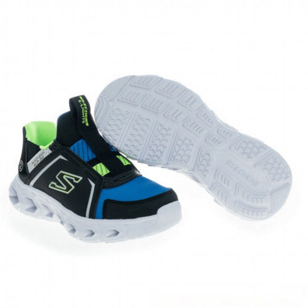 SKECHERS 中大童 HYPNO-FLASH 2.0 休閒鞋-403830LBBLM