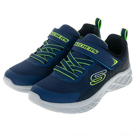 SKECHERS 中大童 MICROSPEC II 休閒鞋-403924LNBLM