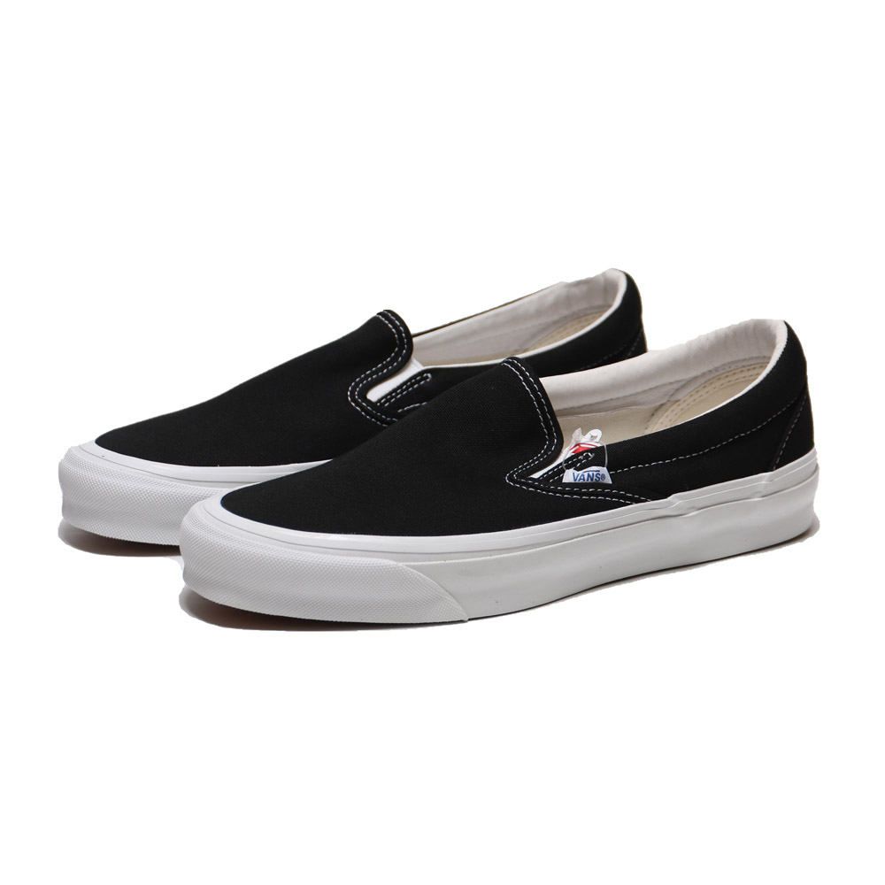 VANS 休閒鞋滑板鞋OG CLASSIC SLIP-ON 黑白基本款男VN0A45JK1WX