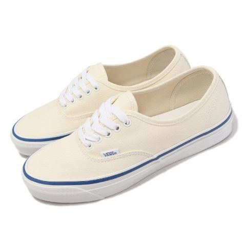 VANS 休閒鞋 OG Authentic LX Vault 男鞋 女鞋 奶油白 藍 經典款 帆布 情侶鞋 VN0A4BV90RD