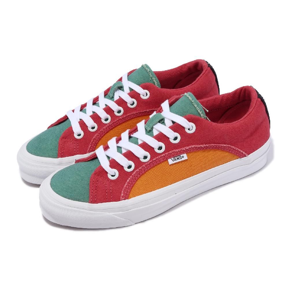 VANS  休閒鞋 OG Lampin LX Vault 紅 橘 綠 單寧 牛仔布 拼接 撞色 男鞋 女鞋 VN0A7Q4U05A