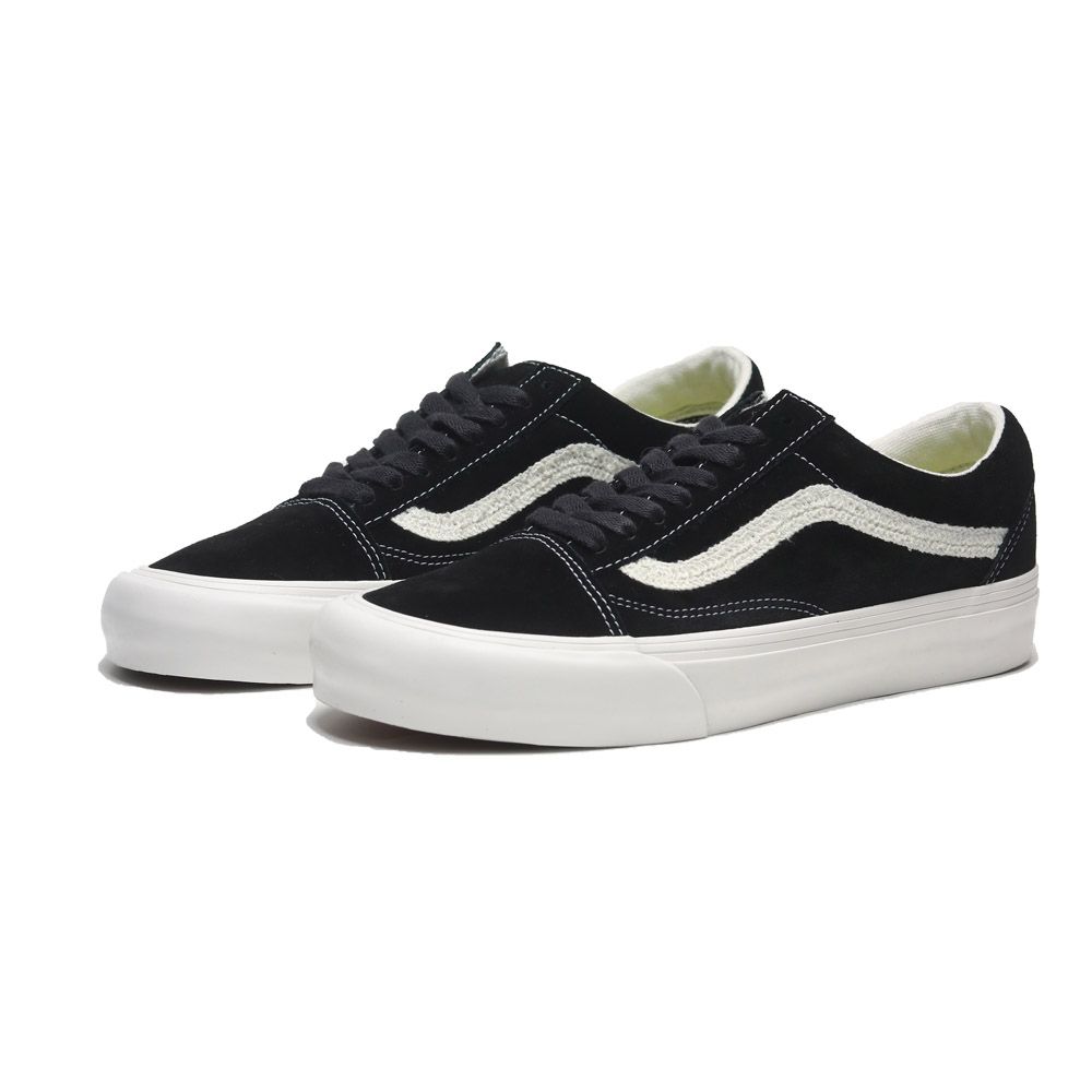 VANS  休閒鞋 OLD SKOOL VR3 黑 白 環保材質 基本款 麂皮 男女 情侶鞋 VN0005UBBLK