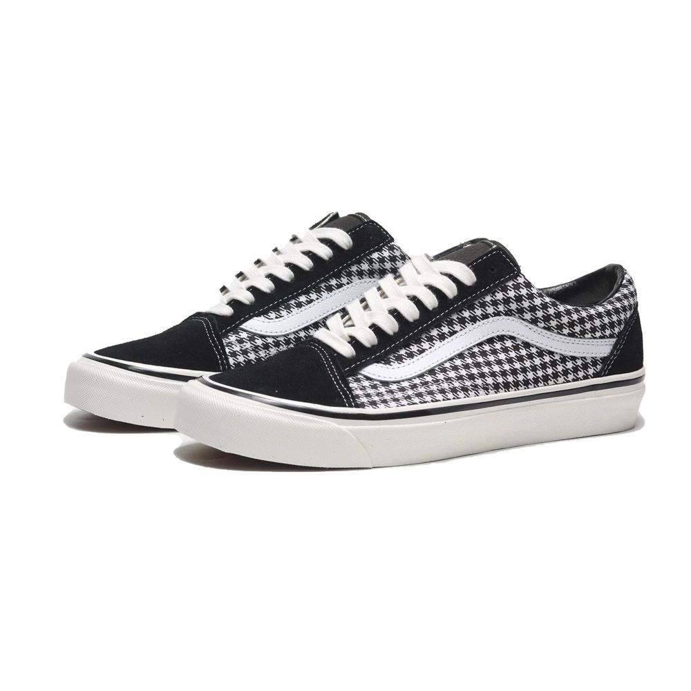 VANS  休閒鞋 OLD SKOOL 36 D 基本款 千鳥格 OG Hounds 男女 VN0A4BW3YER