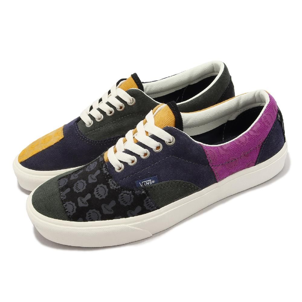 VANS  休閒鞋 Era Patchwork 男鞋 女鞋 燈芯絨 黃 紫 補丁 蘑菇 VN0A4BVU448