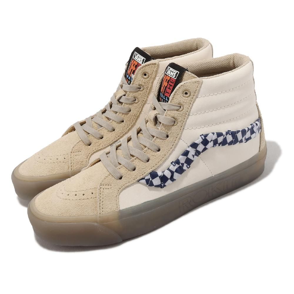 VANS  x Rokit Sk8-Hi 38 DX WS 男鞋 卡其 聯名 休閒鞋 麂皮 半透明橡膠大底 VN0000SQBKV