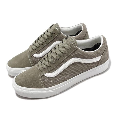 VANS 範斯 休閒鞋 Old Skool 男鞋 女鞋 灰綠 麂皮 帆布 Textured Trek VN0A4BW2BLV