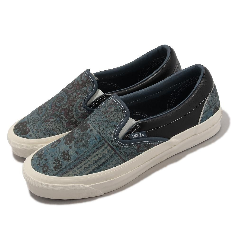 VANS  範斯 懶人鞋 OG Classic Slip-On Lx Vault 男女鞋 藍 復古 地毯 壁掛 休閒鞋 VN0A32QN12S