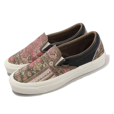 VANS 範斯 懶人鞋 OG Classic Slip-On Lx Vault 男女鞋 棕 復古 地毯 壁掛 休閒鞋 VN0A32QNBYW