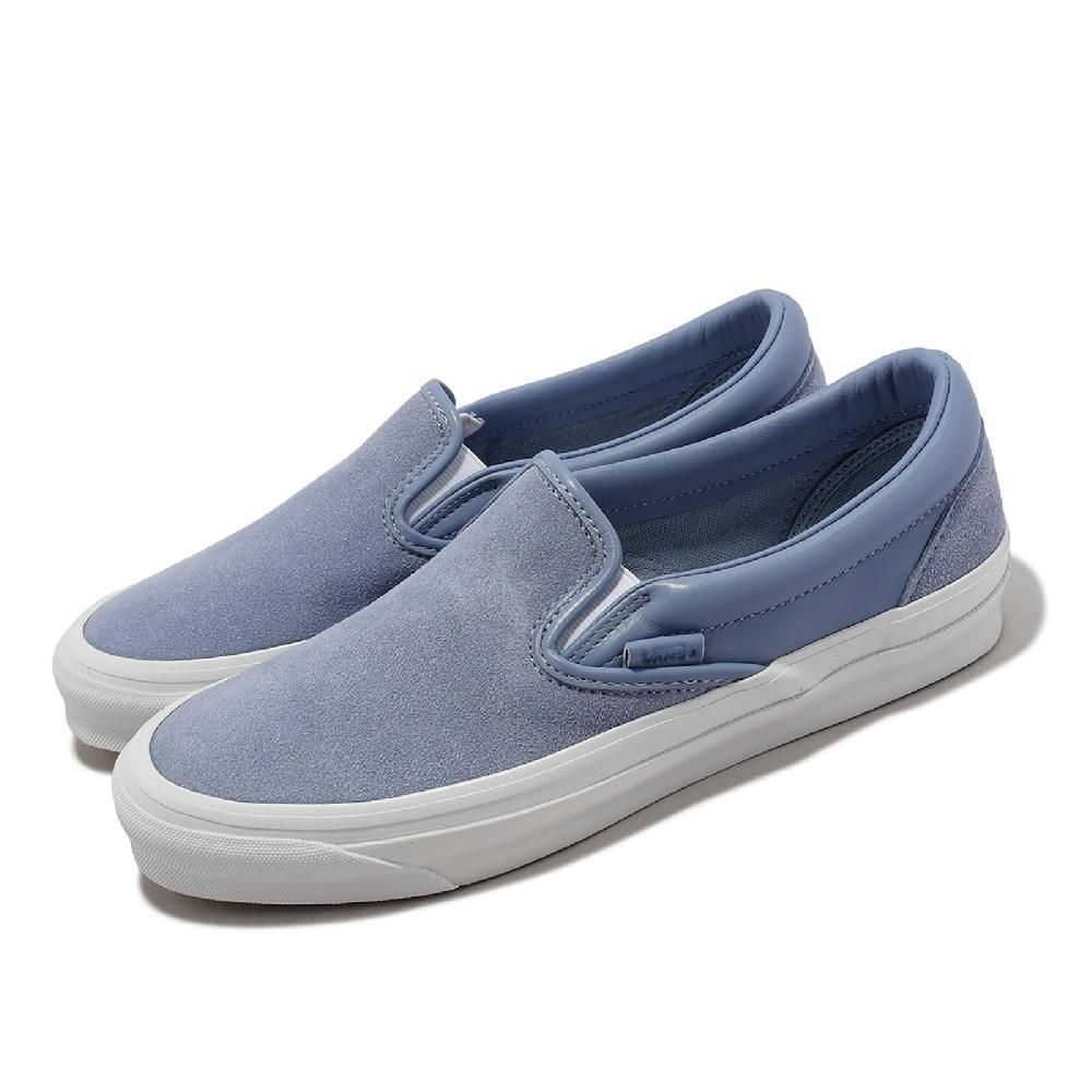 Vans 範斯懶人鞋OG Classic Slip-On LX Vault 男鞋女鞋藍白麂皮休閒鞋