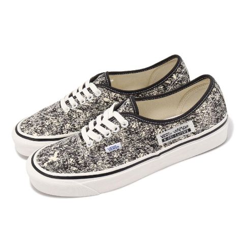 VANS 範斯 休閒鞋 Authentic 44 DX 男鞋 黑 白 帆布 酸洗 低筒 經典 滑板 板鞋 VN0A4BVYWHT