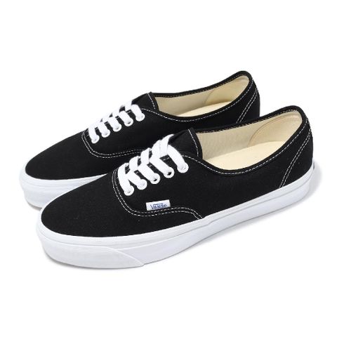 VANS 範斯 休閒鞋 Authentic Reissue 44 男鞋 女鞋 黑 白 帆布 板鞋 情侶鞋 VN000CQABA2