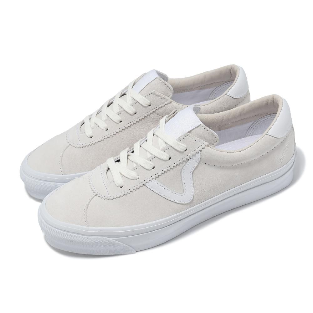 VANS  範斯 休閒鞋 Soprt 73 Pig Suede 男鞋 女鞋 白 麂皮 復古 小白鞋 情侶鞋 VN000CR1WWW