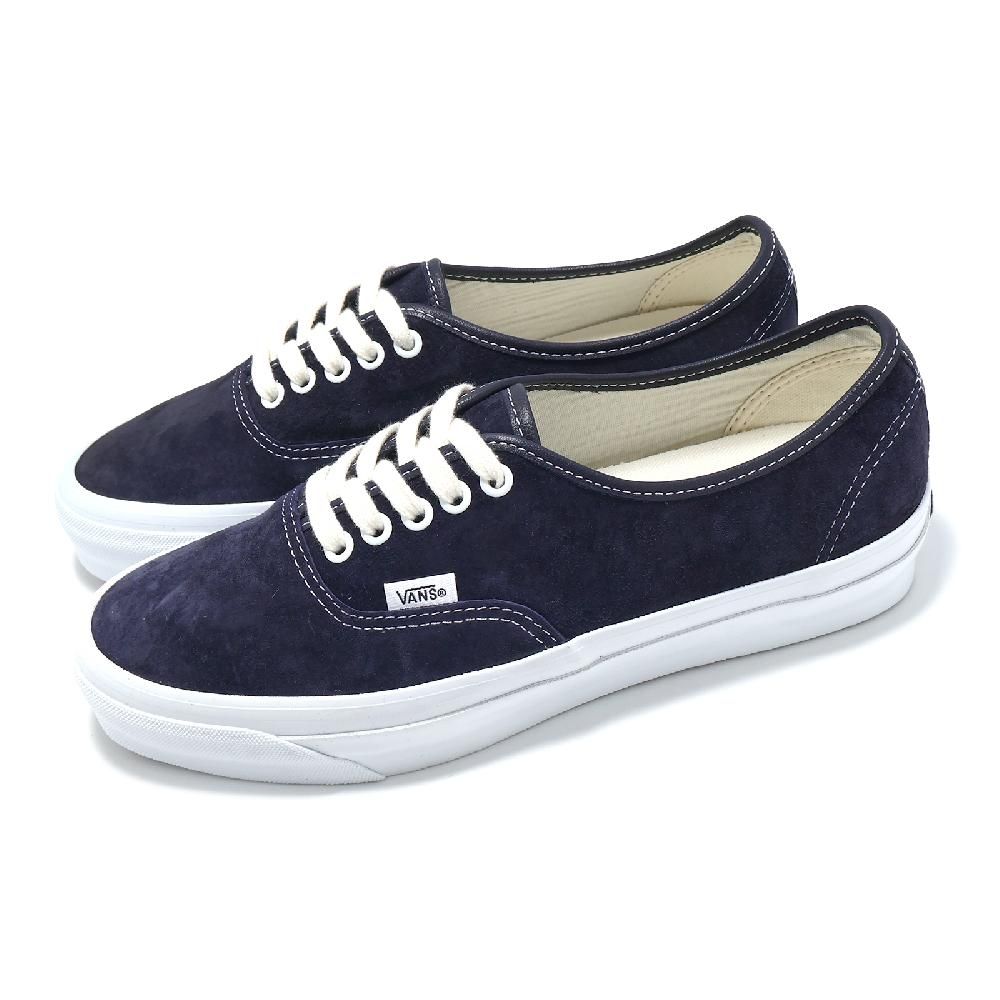 VANS  範斯 休閒鞋 Authentic Reissue 44 男鞋 女鞋 深藍 白 麂皮 華夫格大底 情侶鞋 VN000CSDCIE