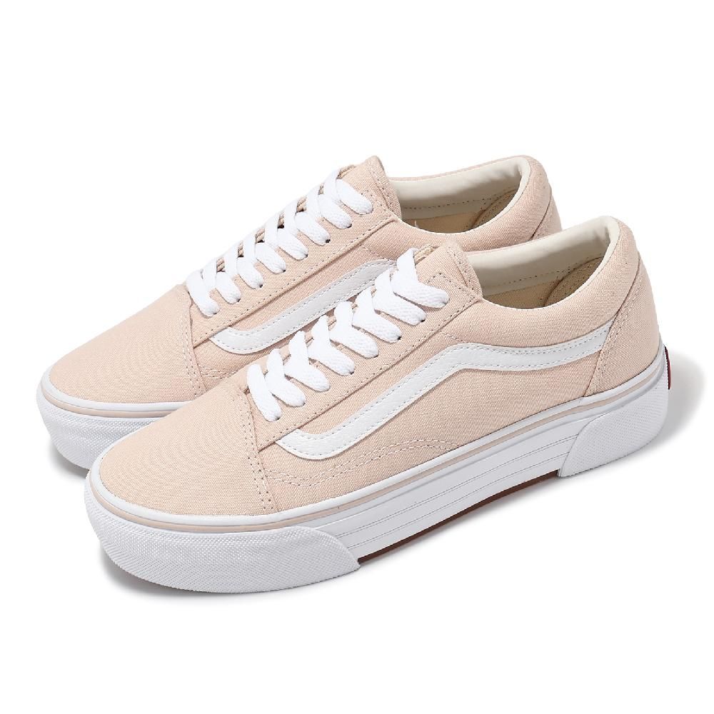 VANS  範斯 休閒鞋 V36CF CHKY Old Skool CHKY 男鞋 女鞋 粉白 日本線 厚底 情侶鞋 6344590003