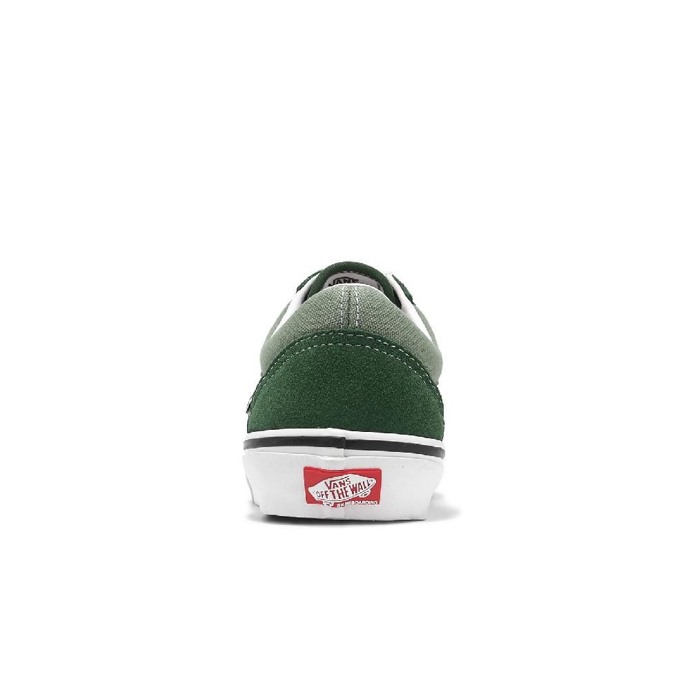 VANS  範斯 滑板鞋 Skate Old Skool 男鞋 綠 白 高耐磨 抓地 緩衝 板鞋 休閒鞋 VN0A5FCB6QU