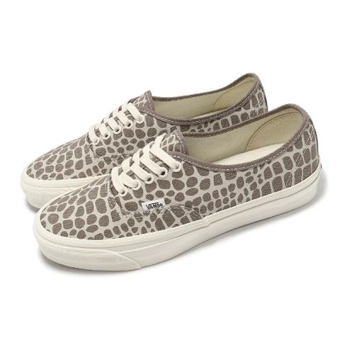 VANS 範斯 休閒鞋 Authentic Reissue 44 男鞋 女鞋 棕白 鱷魚紋 帆布 情侶鞋 帆布鞋 VN000CQAD3V