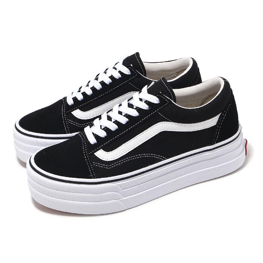 VANS  範斯 休閒鞋 V36CF 3SOLE OLD SKOOL 3SOLE 男鞋 女鞋 黑 白 日本線 厚底 6322760003