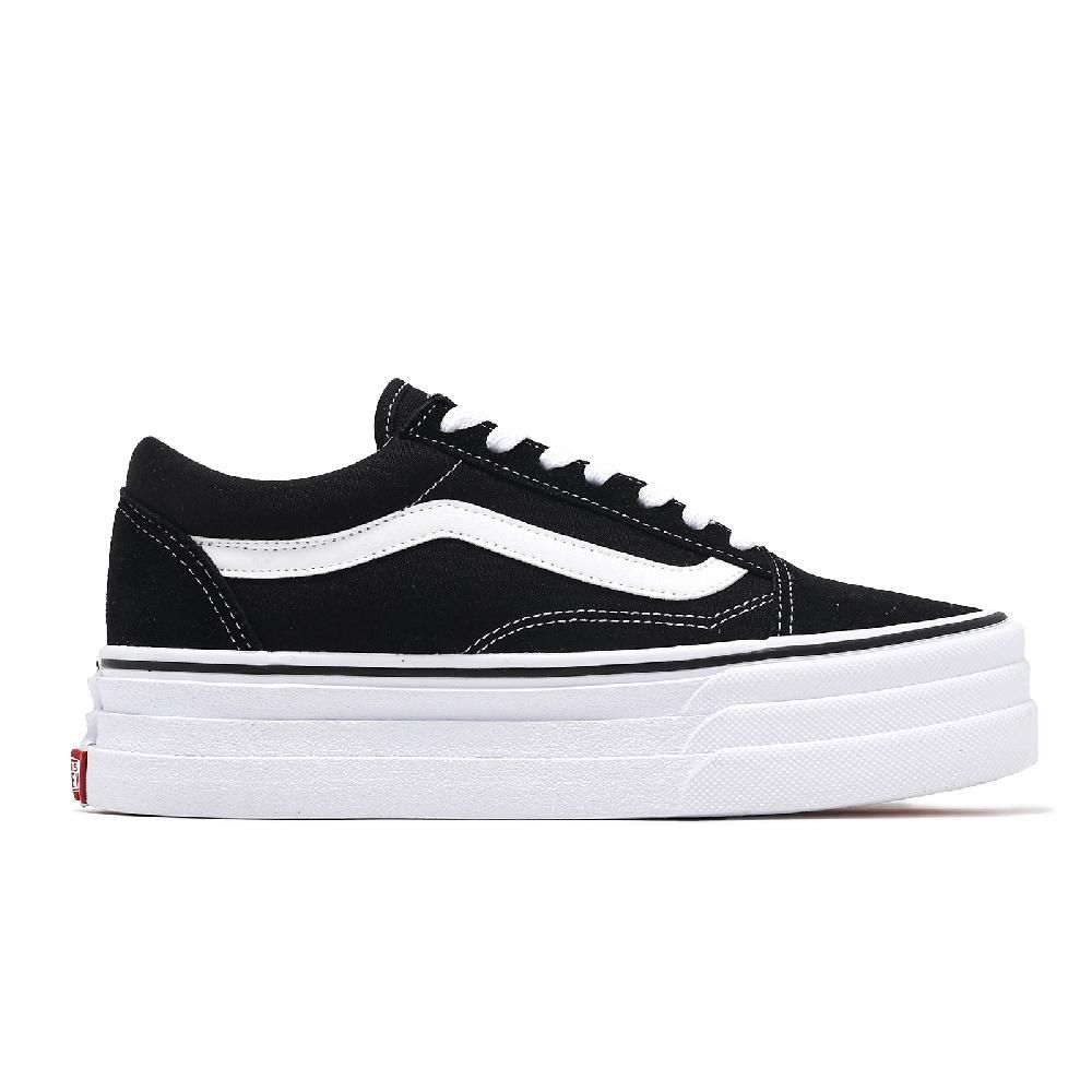 VANS  範斯 休閒鞋 V36CF 3SOLE OLD SKOOL 3SOLE 男鞋 女鞋 黑 白 日本線 厚底 6322760003