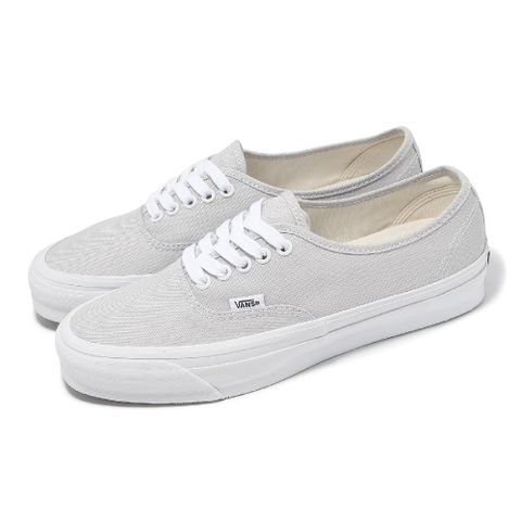 VANS 範斯 休閒鞋 Lx Authentic Reissue 44 男鞋 女鞋 灰 白 帆布 低筒 情侶鞋 VN0007QZ7VF