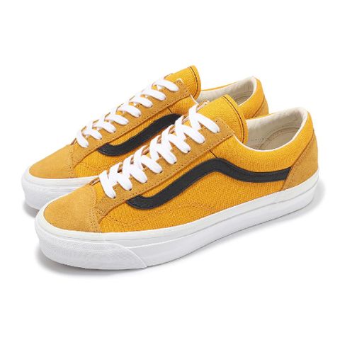 VANS 範斯 休閒鞋 OTW Old Skool Reissue 36 男女鞋 黃 黑 Off The Wall VN000S52CTR