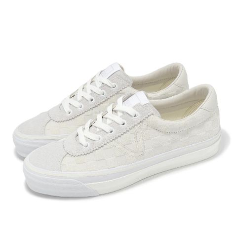 VANS Vans 範斯 x DOE 休閒鞋 Lx Sport 73 男鞋 米白 灰 聯名 棋盤格 麂皮 板鞋 VN000CR1CAB