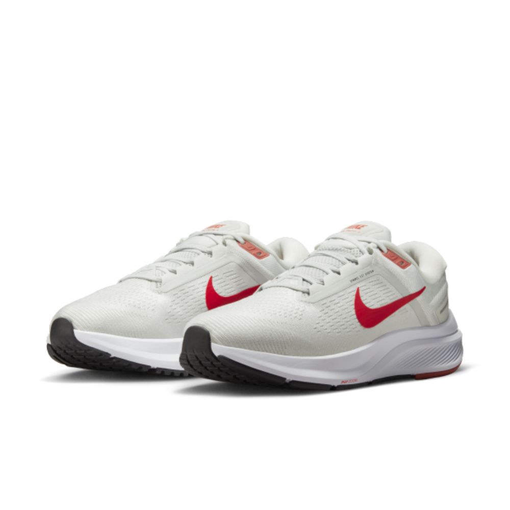 NIKE 耐吉  AIR ZOOM STRUCTURE 24 跑步鞋 男鞋 灰紅色-DA8535010