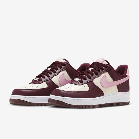 NIKE 耐吉 AIR FORCE 1 07 休閒鞋 男鞋 酒紅-FD9925161