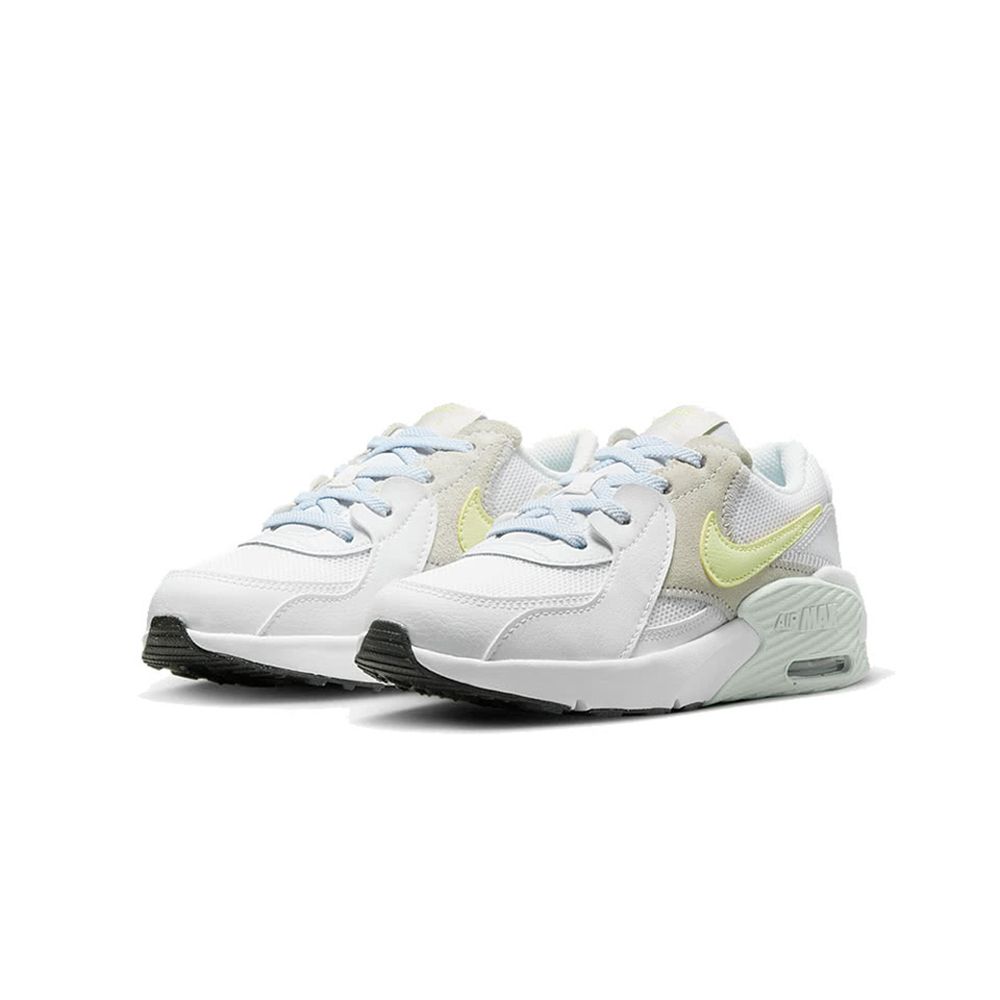 NIKE】NIKE AIR MAX EXCEE PS 休閒鞋童鞋中童白黃勾-CD6892118