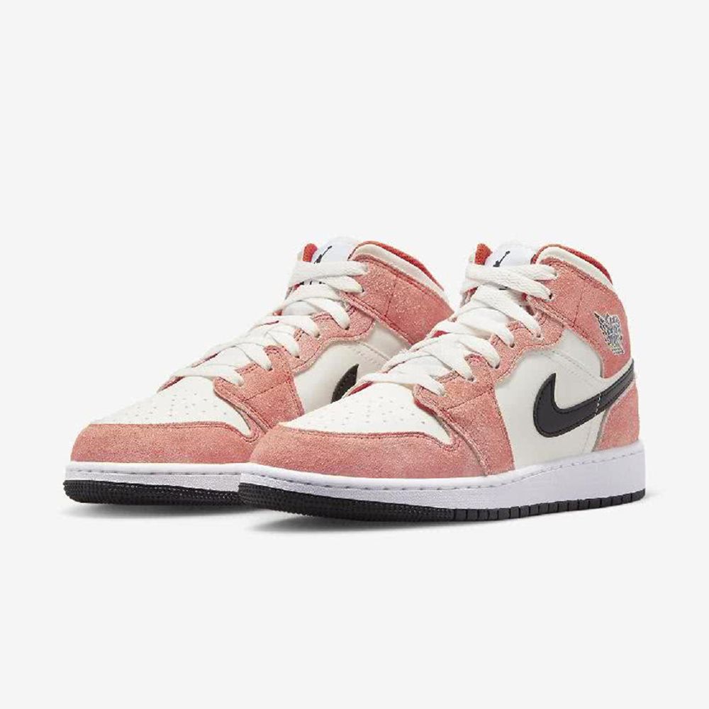 NIKE】AIR JORDAN 1 MID SE GS 籃球鞋童鞋大童女鞋白粉-DV1336800