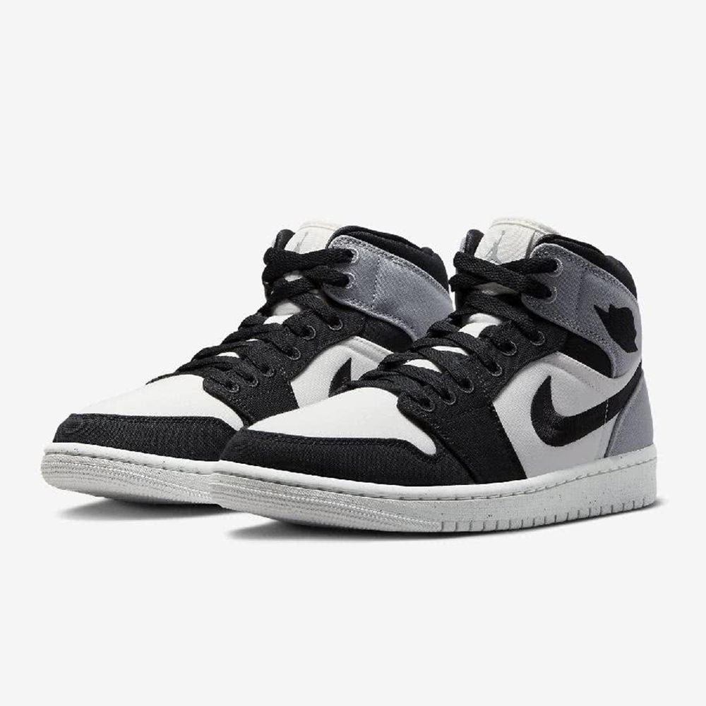 NIKE】WMNS AIR JORDAN 1 MID SE 籃球鞋男鞋女鞋黑白灰-DV0427100