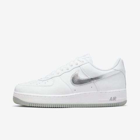 NIKE 耐吉 Air Force 1 Low Retro [DZ6755-100] 男 休閒鞋 運動 復古 經典 牙刷 白銀