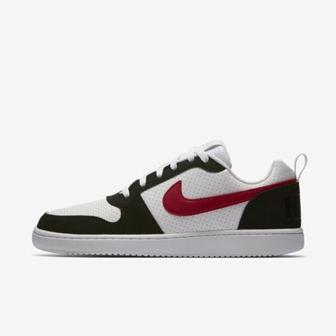 NIKE 耐吉 Court Borough Low [838937-102] 男 休閒鞋 運動 基本款 皮革 低筒 白黑紅