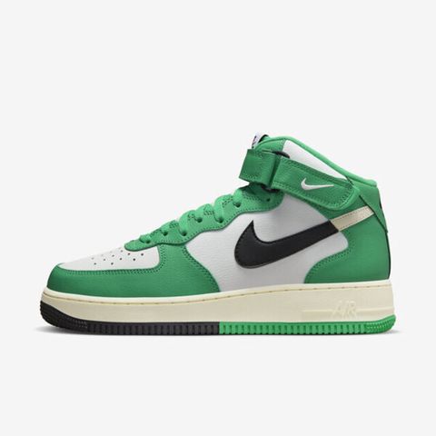 NIKE 耐吉 Air Force 1 Mid '07 Lv8 [DZ2554-100] 男 休閒鞋 運動 中筒 AF1 白綠