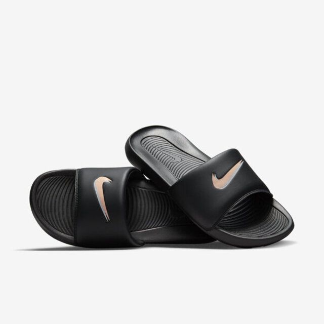 NIKE 耐吉  Victori One Slide SWSH [FZ1395-001] 男 涼拖鞋 休閒 輕便 簡約 雙勾 黑