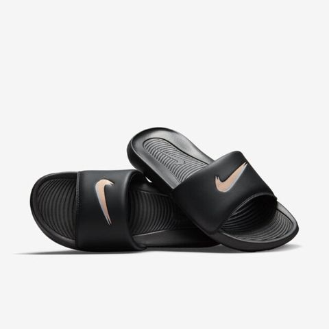 NIKE 耐吉 Victori One Slide SWSH [FZ1395-001] 男 涼拖鞋 休閒 輕便 簡約 雙勾 黑