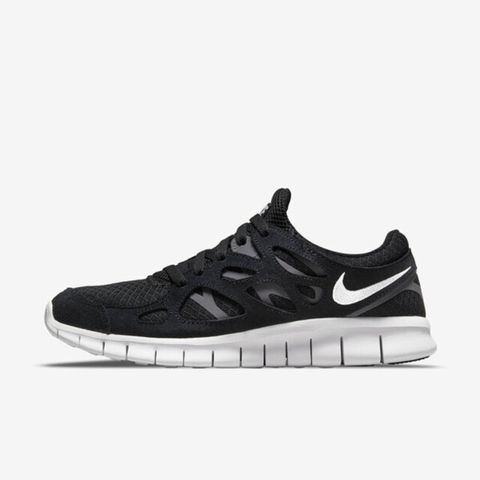 NIKE 耐吉 Free Run 2 537732-004 男 慢跑鞋 運動 路跑 赤足 襪套 緩震 柔軟 舒適 黑白