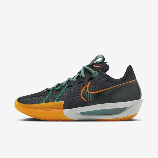 NIKE 耐吉  Zoom G.T. Cut 3 EP DV2918-001 男 籃球鞋 運動 球鞋 緩震 實戰 黑綠黃
