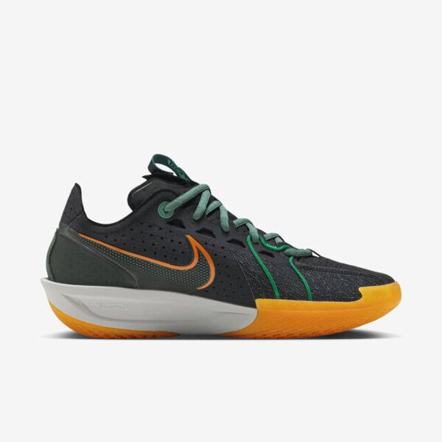 NIKE 耐吉  Zoom G.T. Cut 3 EP DV2918-001 男 籃球鞋 運動 球鞋 緩震 實戰 黑綠黃