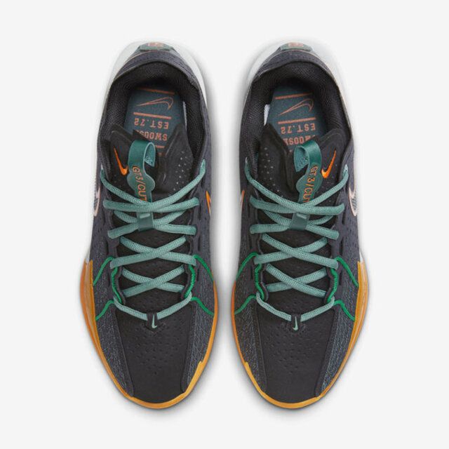 NIKE 耐吉  Zoom G.T. Cut 3 EP DV2918-001 男 籃球鞋 運動 球鞋 緩震 實戰 黑綠黃
