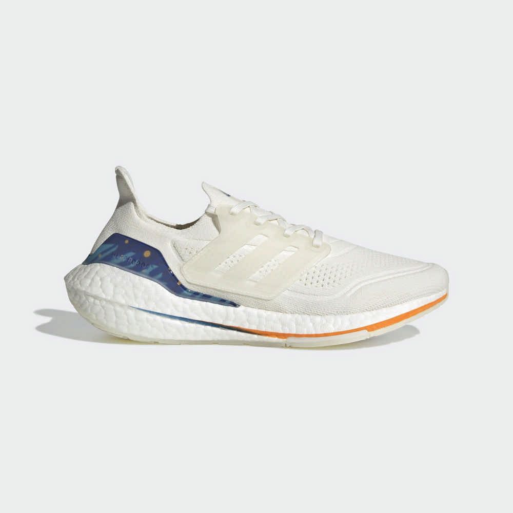 ADIDAS 愛迪達  ULTRABOOST 21 男女 慢跑鞋 白-GX8532