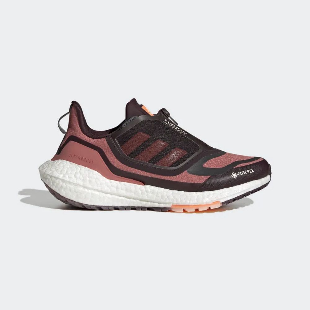 ADIDAS 愛迪達 ULTRABOOST 22 GTX W 跑步鞋 女鞋 暗紅色-GX9131